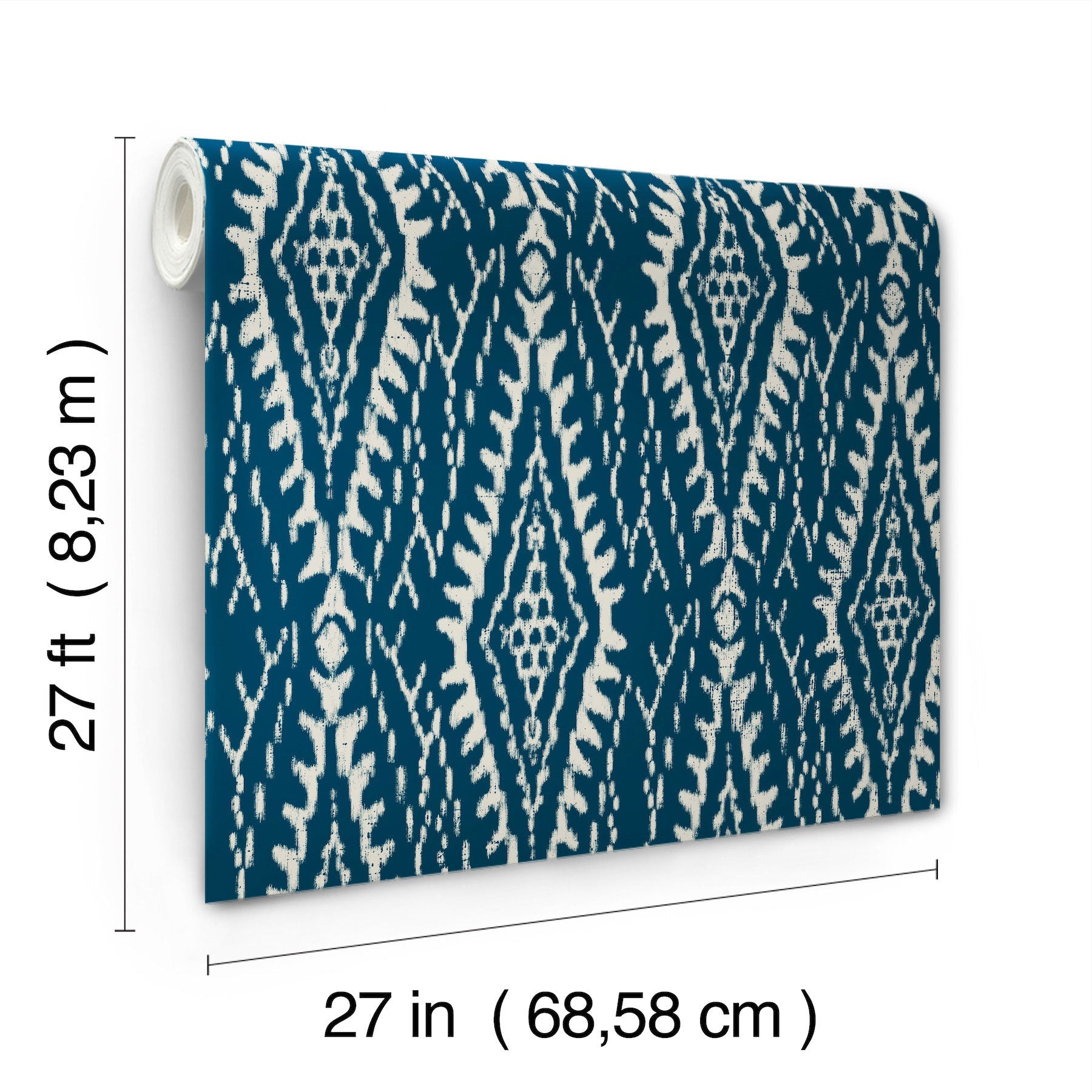 Rousseau Paperweave Indigo Lemieux Et Cie Wallpaper by York Wallcoverings