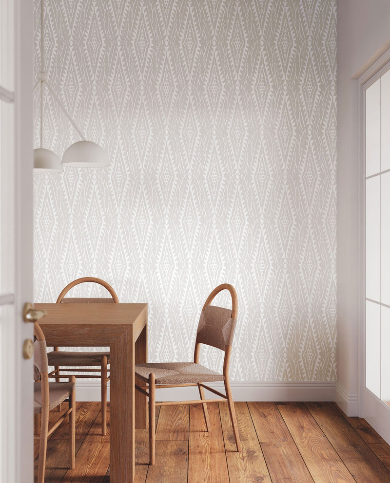 Rousseau Paperweave Warm Grey Lemieux Et Cie Wallpaper by York Wallcoverings