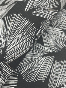 Elora Leaf Black Lemieux Et Cie Wallpaper by York Wallcoverings