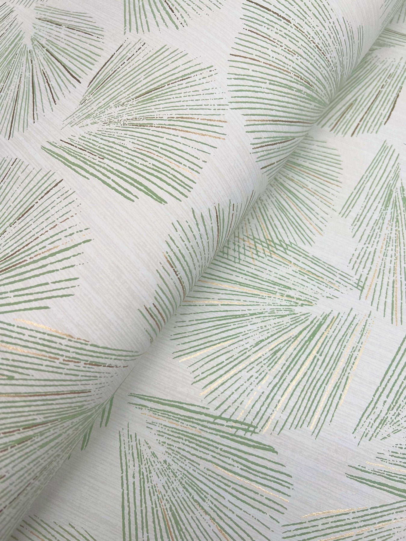 Elora Leaf Green Lemieux Et Cie Wallpaper by York Wallcoverings