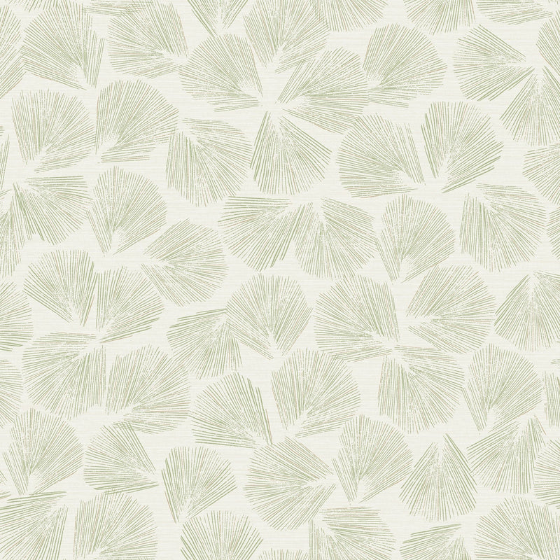 Elora Leaf Green Lemieux Et Cie Wallpaper by York Wallcoverings