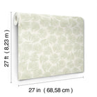 Elora Leaf Green Lemieux Et Cie Wallpaper by York Wallcoverings