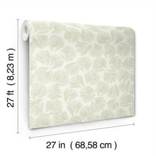 Elora Leaf Green Lemieux Et Cie Wallpaper by York Wallcoverings