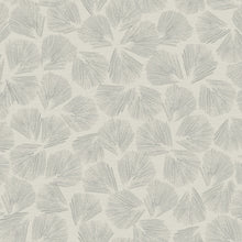 Elora Leaf Grey Lemieux Et Cie Wallpaper by York Wallcoverings