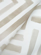 Painterly Labyrinth Light Neutral Lemieux Et Cie Wallpaper by York Wallcoverings