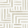Painterly Labyrinth Light Neutral Lemieux Et Cie Wallpaper by York Wallcoverings