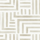 Painterly Labyrinth Light Neutral Lemieux Et Cie Wallpaper by York Wallcoverings