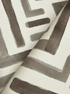 Painterly Labyrinth Warm Neutral Lemieux Et Cie Wallpaper by York Wallcoverings