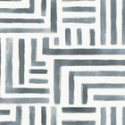 Painterly Labyrinth Aqua Lemieux Et Cie Wallpaper by York Wallcoverings