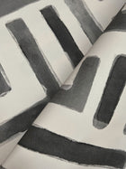 Painterly Labyrinth Charcoal Lemieux Et Cie Wallpaper by York Wallcoverings