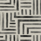 Painterly Labyrinth Charcoal Lemieux Et Cie Wallpaper by York Wallcoverings