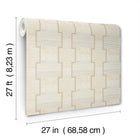 La Broderie Beige Lemieux Et Cie Wallpaper by York Wallcoverings