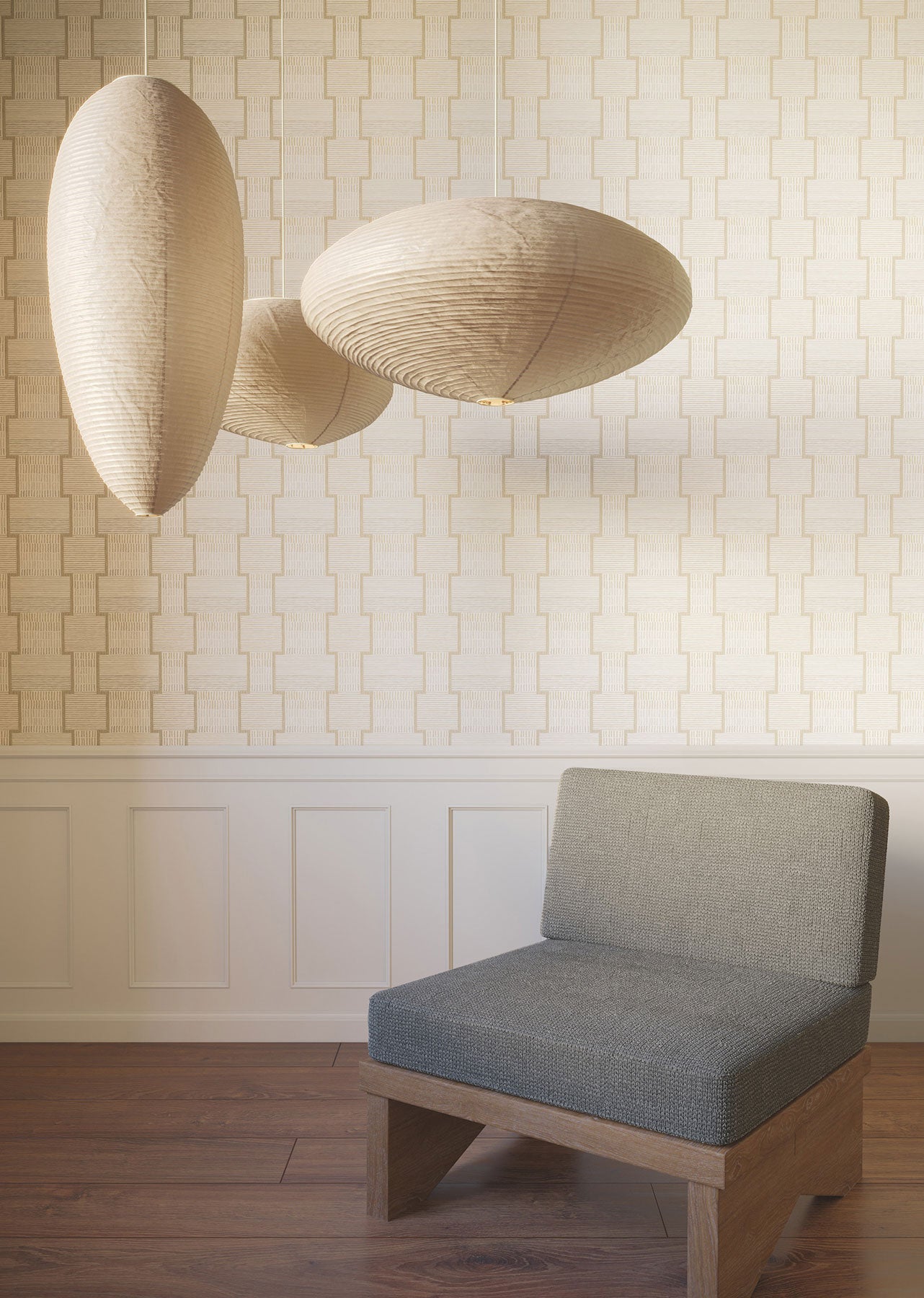 La Broderie Beige Lemieux Et Cie Wallpaper by York Wallcoverings