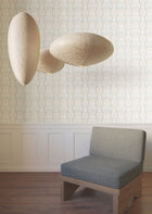 La Broderie Grey Lemieux Et Cie Wallpaper by York Wallcoverings