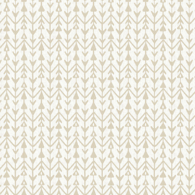 Martigue Stripe Ochre Lemieux Et Cie Wallpaper by York Wallcoverings