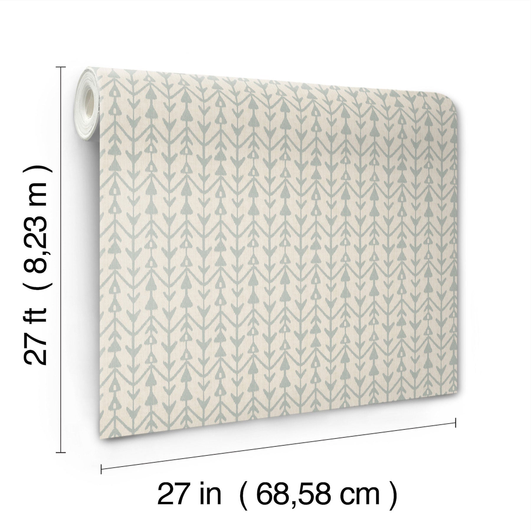 Martigue Stripe Sage Lemieux Et Cie Wallpaper by York Wallcoverings