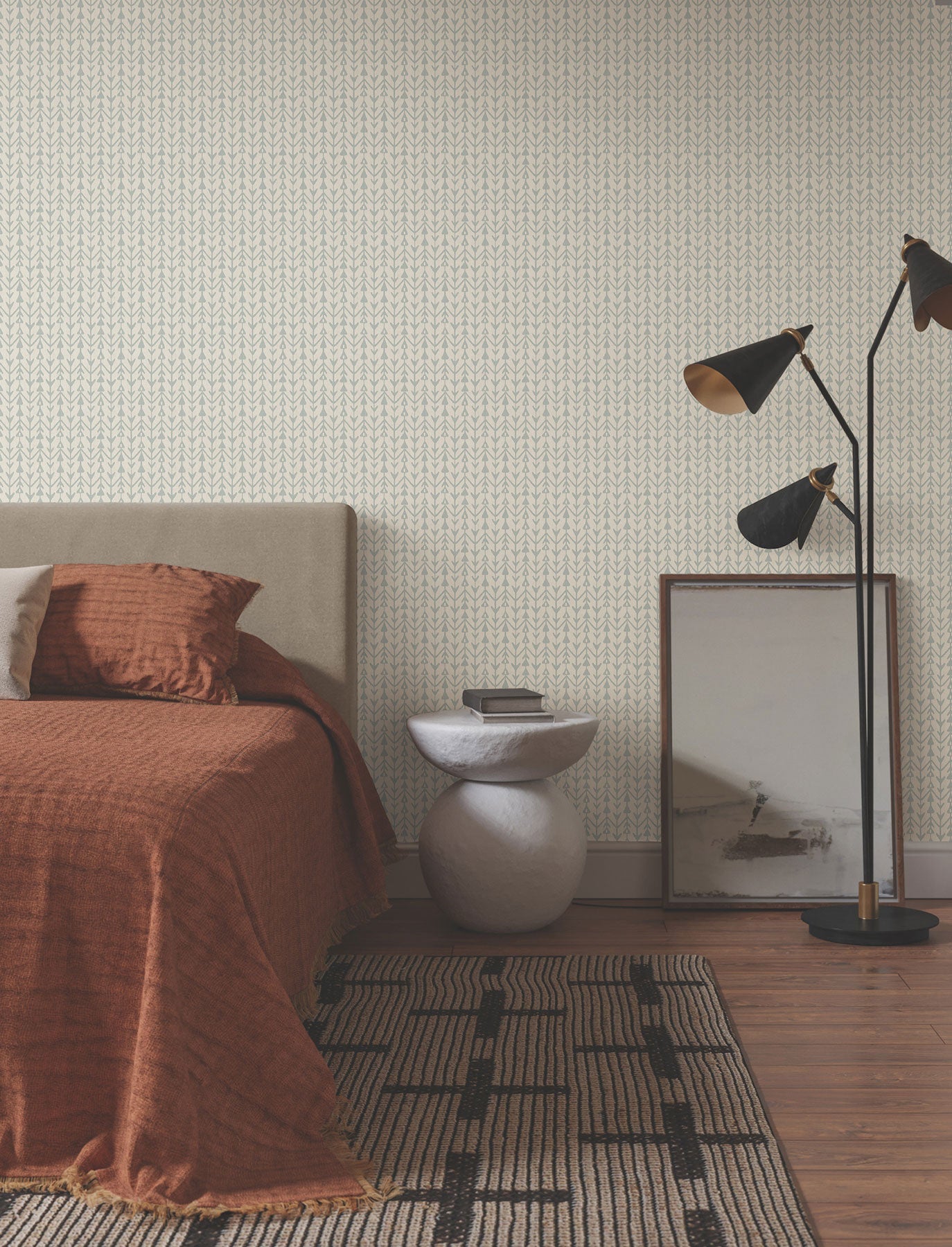 Martigue Stripe Sage Lemieux Et Cie Wallpaper by York Wallcoverings