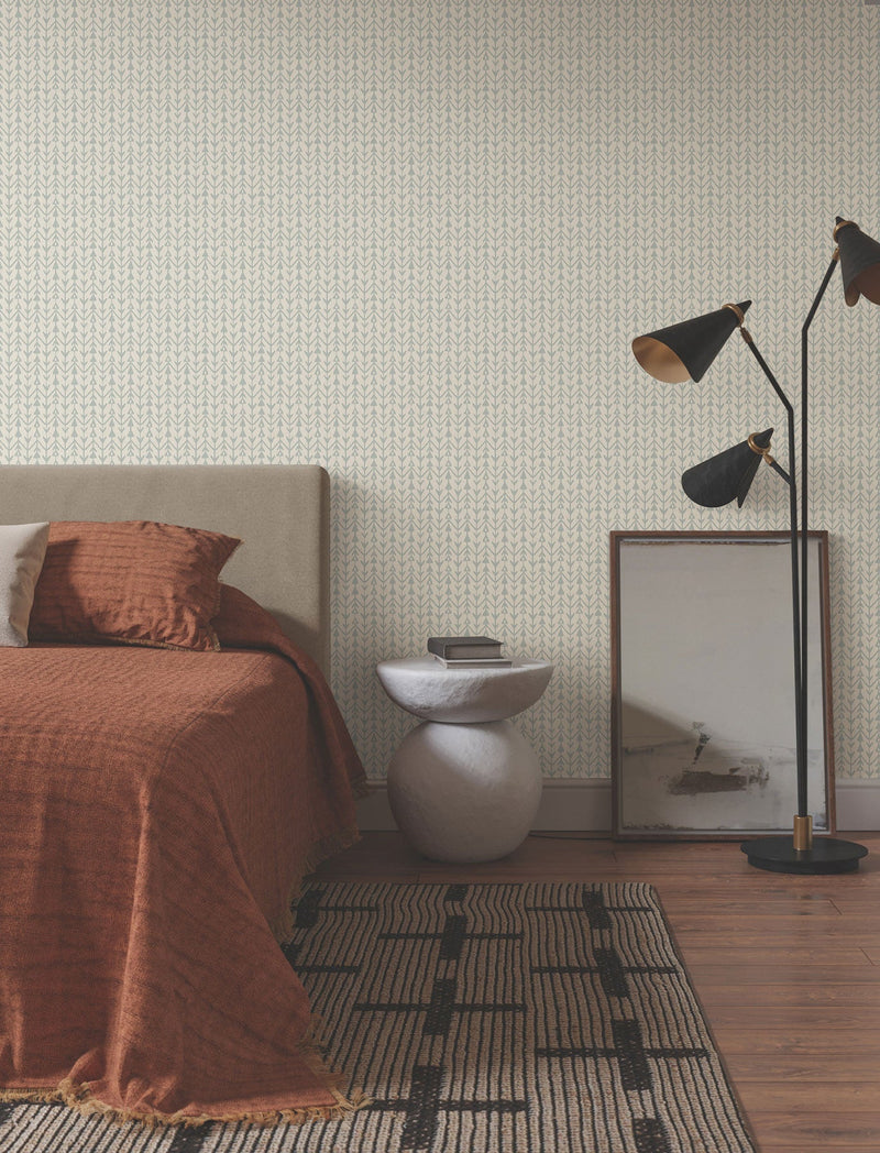 Martigue Stripe Sage Lemieux Et Cie Wallpaper by York Wallcoverings