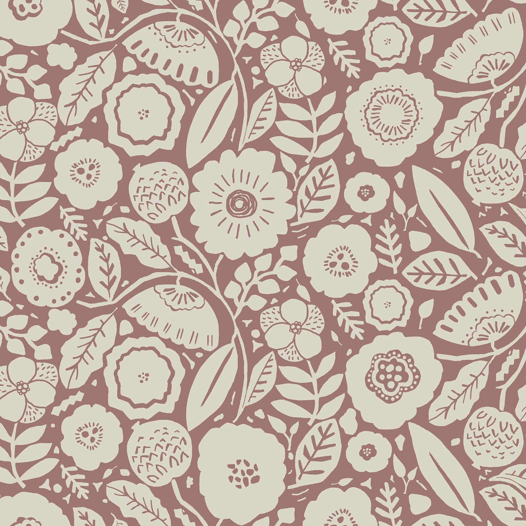 Camille Blossom Vintage Rose Lemieux Et Cie Wallpaper by York Wallcoverings