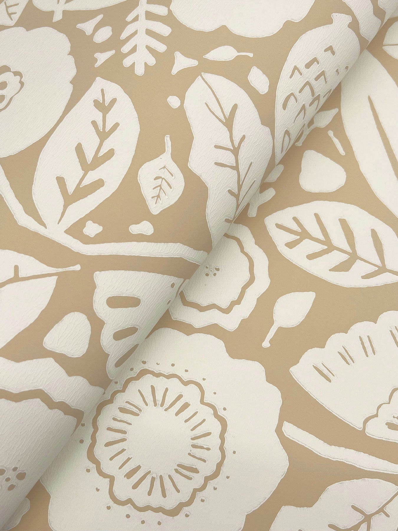 Camille Blossom Ochre Lemieux Et Cie Wallpaper by York Wallcoverings