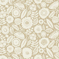 Camille Blossom Ochre Lemieux Et Cie Wallpaper by York Wallcoverings