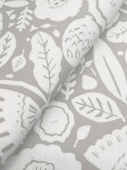 Camille Blossom Grey Lemieux Et Cie Wallpaper by York Wallcoverings