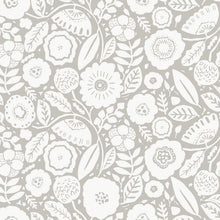 Camille Blossom Grey Lemieux Et Cie Wallpaper by York Wallcoverings