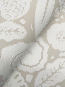 Camille Blossom Linen Lemieux Et Cie Wallpaper by York Wallcoverings