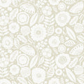 Camille Blossom Linen Lemieux Et Cie Wallpaper by York Wallcoverings