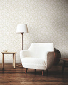Camille Blossom Linen Lemieux Et Cie Wallpaper by York Wallcoverings