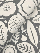 Camille Blossom Charcoal Lemieux Et Cie Wallpaper by York Wallcoverings