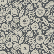 Camille Blossom Charcoal Lemieux Et Cie Wallpaper by York Wallcoverings