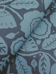 Camille Blossom Indigo Lemieux Et Cie Wallpaper by York Wallcoverings