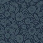 Camille Blossom Indigo Lemieux Et Cie Wallpaper by York Wallcoverings