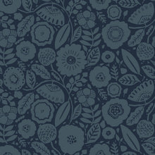 Camille Blossom Indigo Lemieux Et Cie Wallpaper by York Wallcoverings