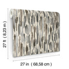 Pluie Charcoal Lemieux Et Cie Wallpaper by York Wallcoverings