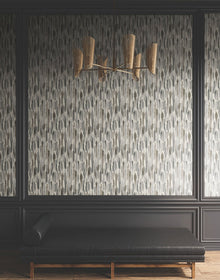 Pluie Charcoal Lemieux Et Cie Wallpaper by York Wallcoverings