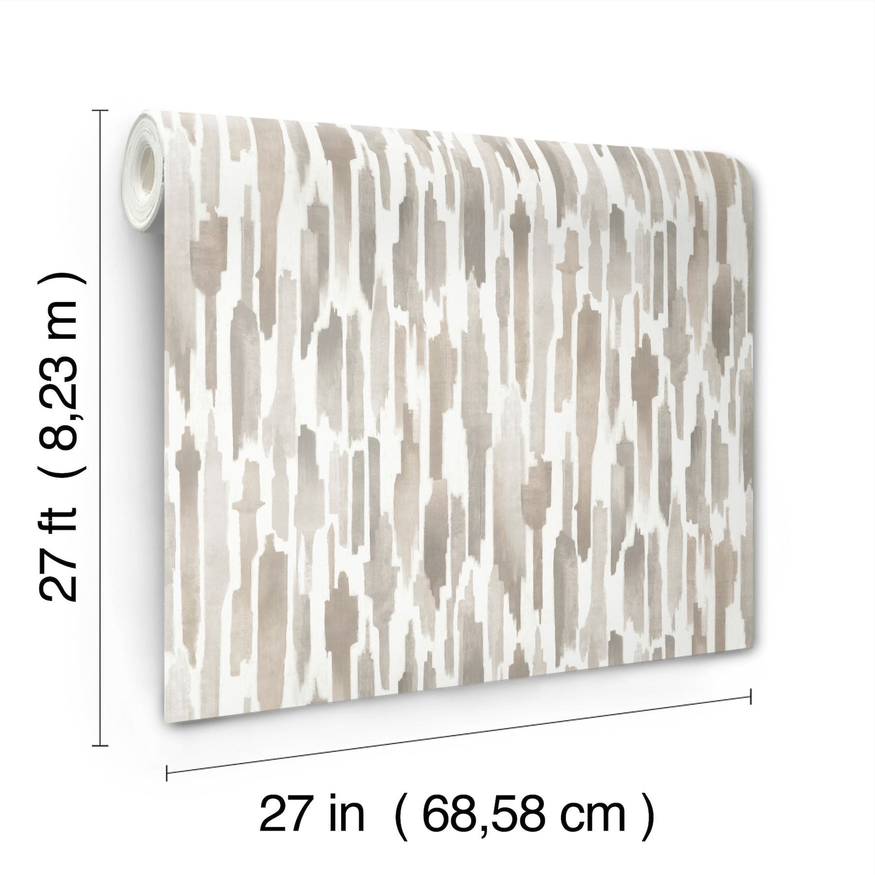 Pluie Light Neutral Lemieux Et Cie Wallpaper by York Wallcoverings