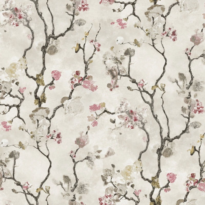 Avril Chinoiserie Rose Lemieux Et Cie Wallpaper by York Wallcoverings