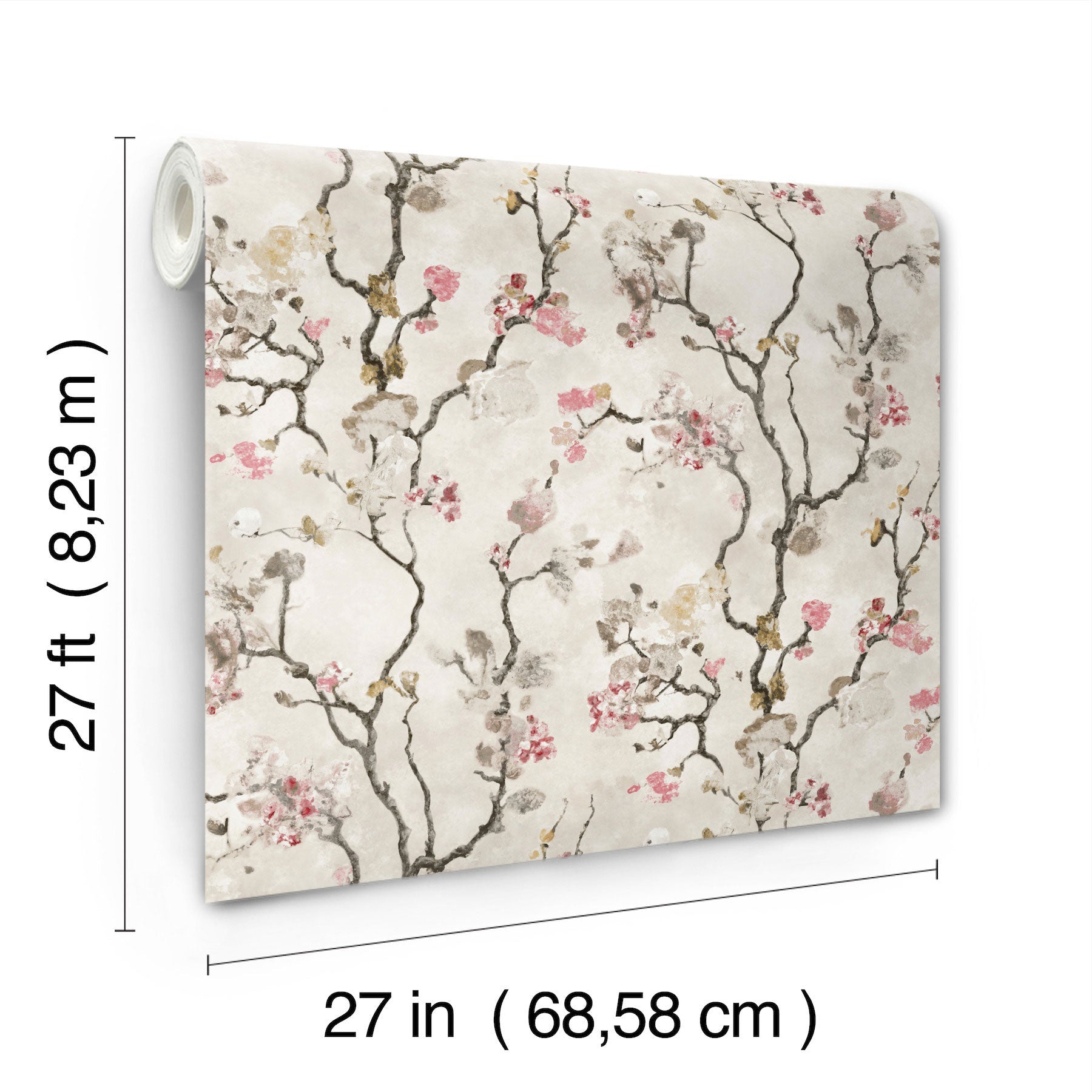 Avril Chinoiserie Rose Lemieux Et Cie Wallpaper by York Wallcoverings