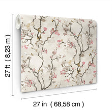 Avril Chinoiserie Rose Lemieux Et Cie Wallpaper by York Wallcoverings