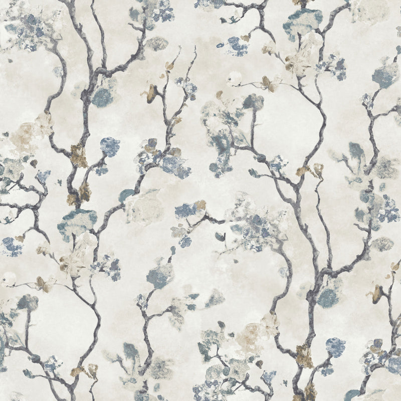 Avril Chinoiserie Peacock Lemieux Et Cie Wallpaper by York Wallcoverings