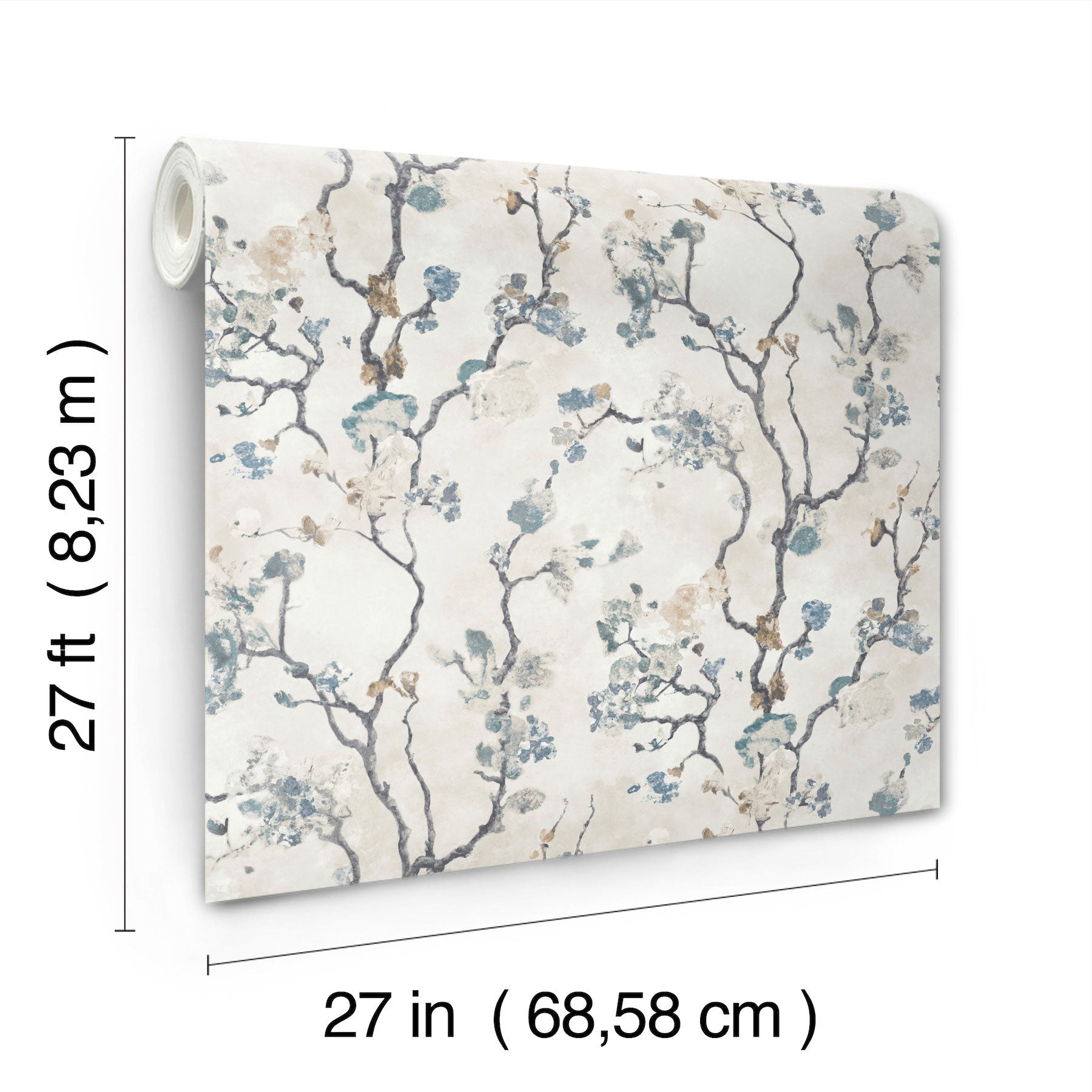 Avril Chinoiserie Peacock Lemieux Et Cie Wallpaper by York Wallcoverings