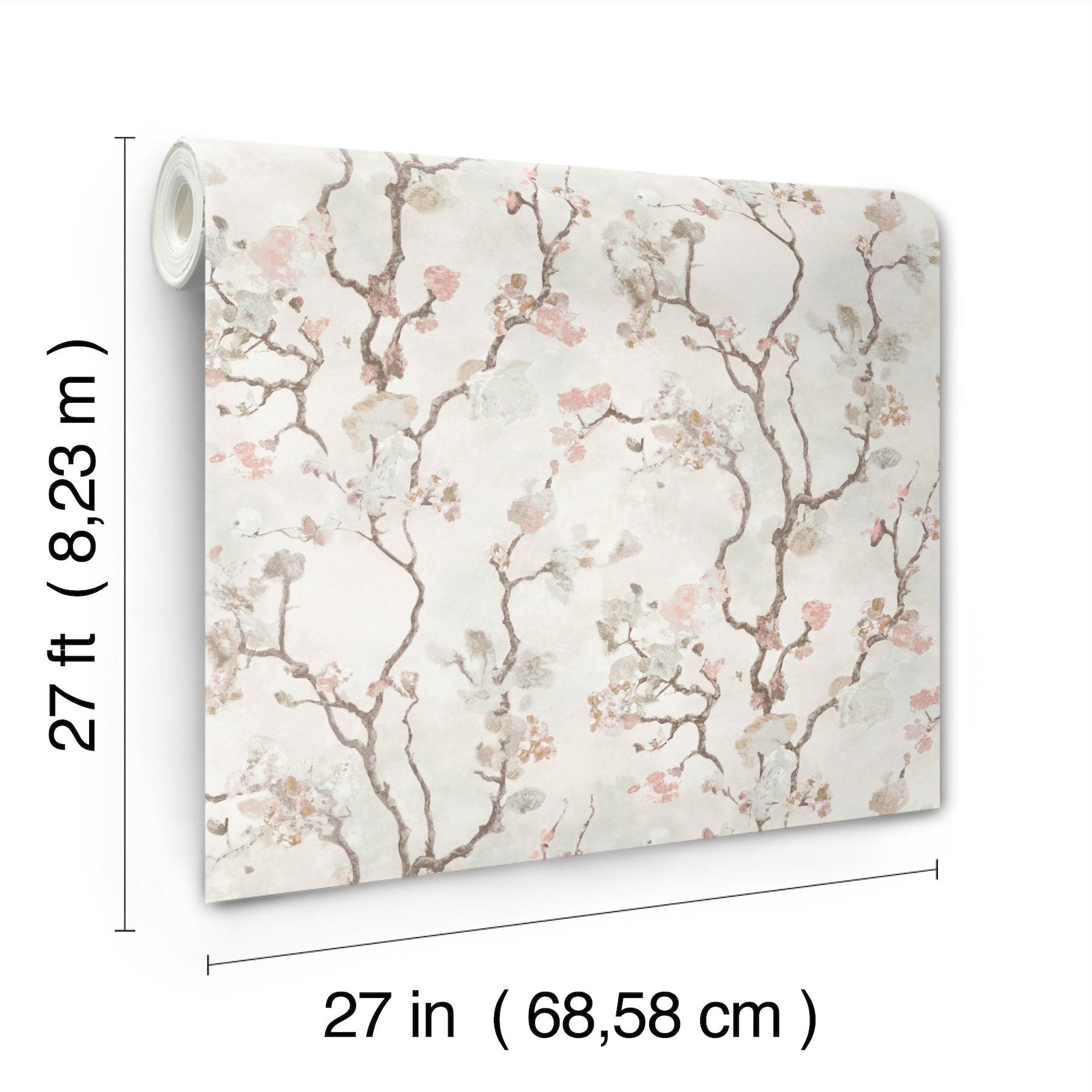 Avril Chinoiserie Blush Lemieux Et Cie Wallpaper by York Wallcoverings