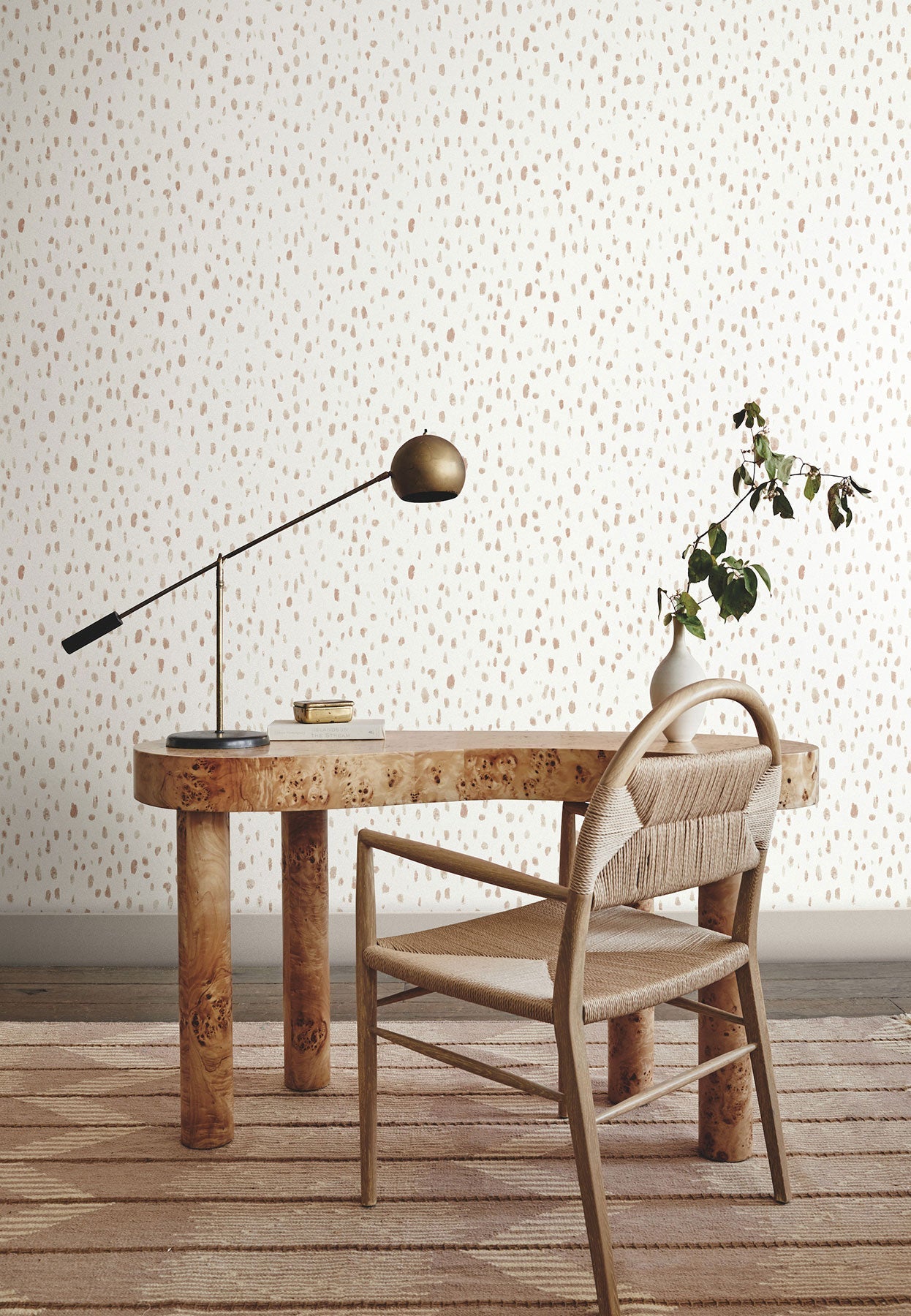 Tachette Terracotta Lemieux Et Cie Wallpaper by York Wallcoverings