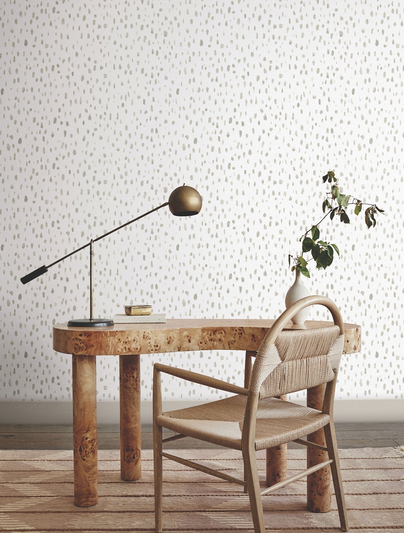Tachette Taupe Lemieux Et Cie Wallpaper by York Wallcoverings