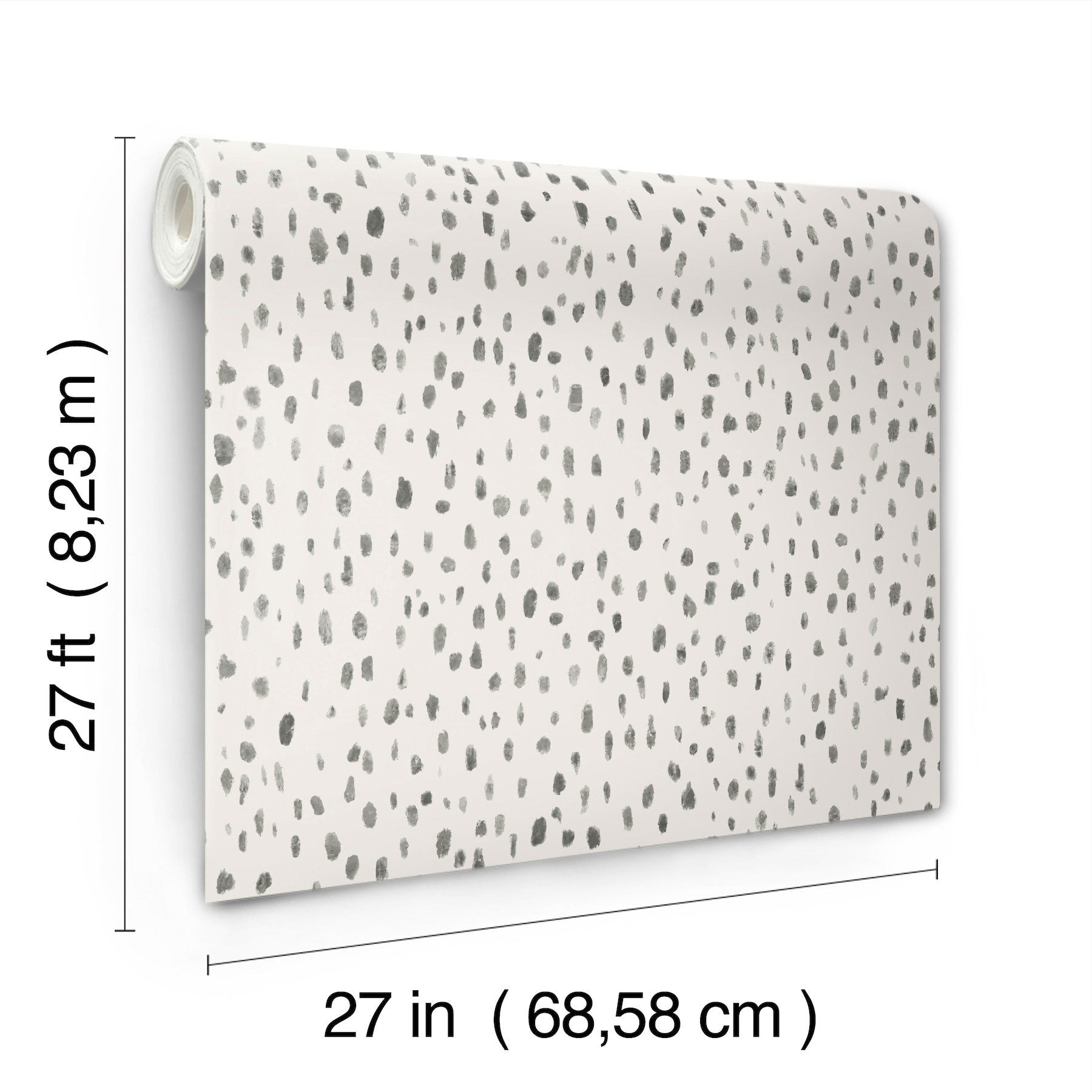 Tachette Charcoal Lemieux Et Cie Wallpaper by York Wallcoverings