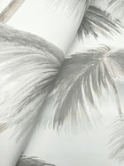 Plein Air Palms Black & White Lemieux Et Cie Wallpaper by York Wallcoverings