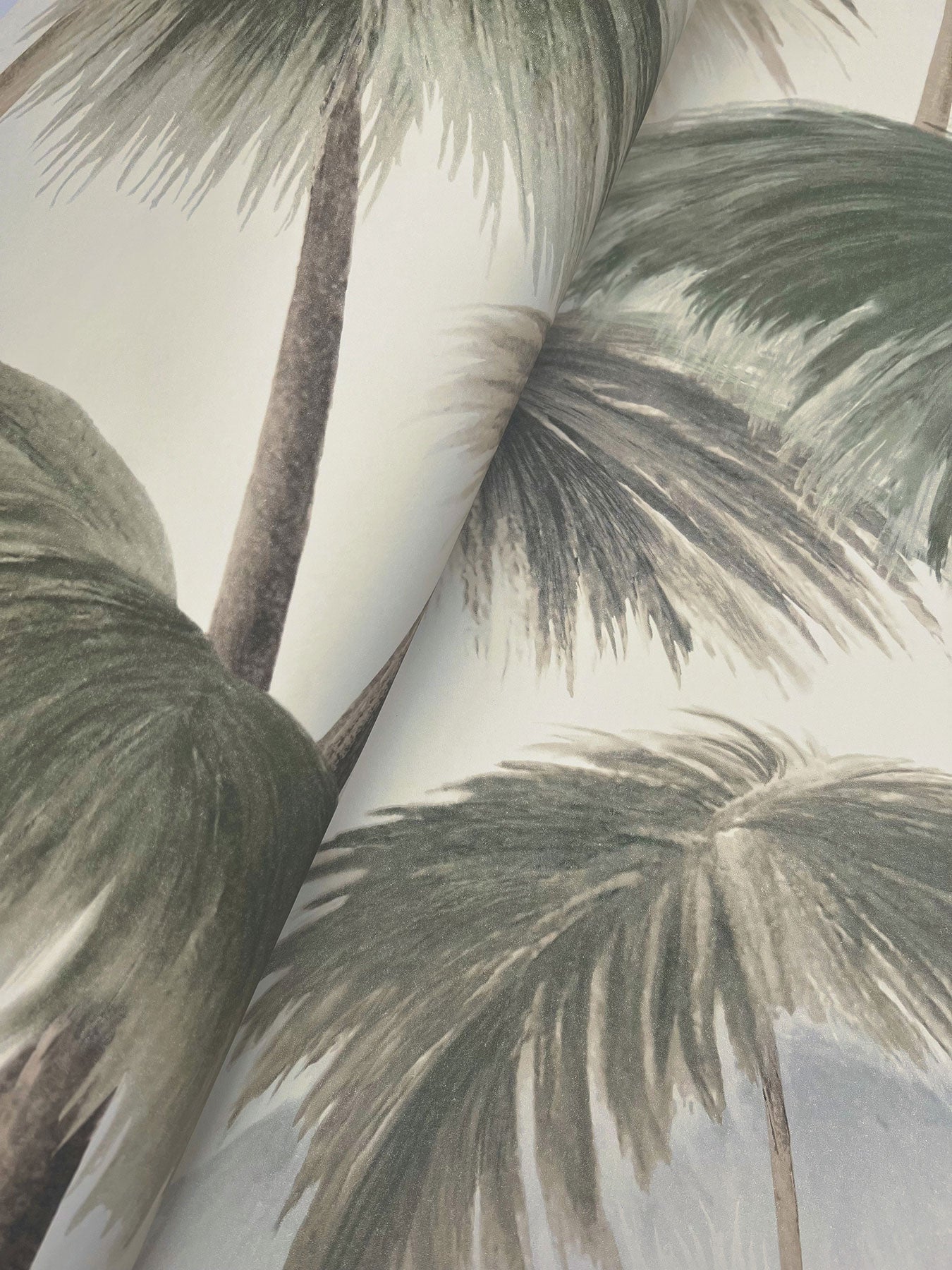Plein Air Palms Vintage Lemieux Et Cie Wallpaper by York Wallcoverings