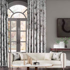 120976 Lotus French Grey Fabric by Harlequin